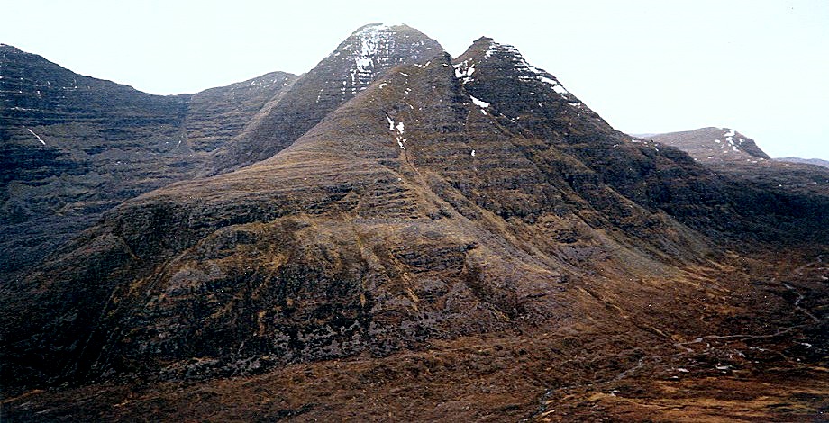 Beinn Alligin from Beinn Dearg in Torridon