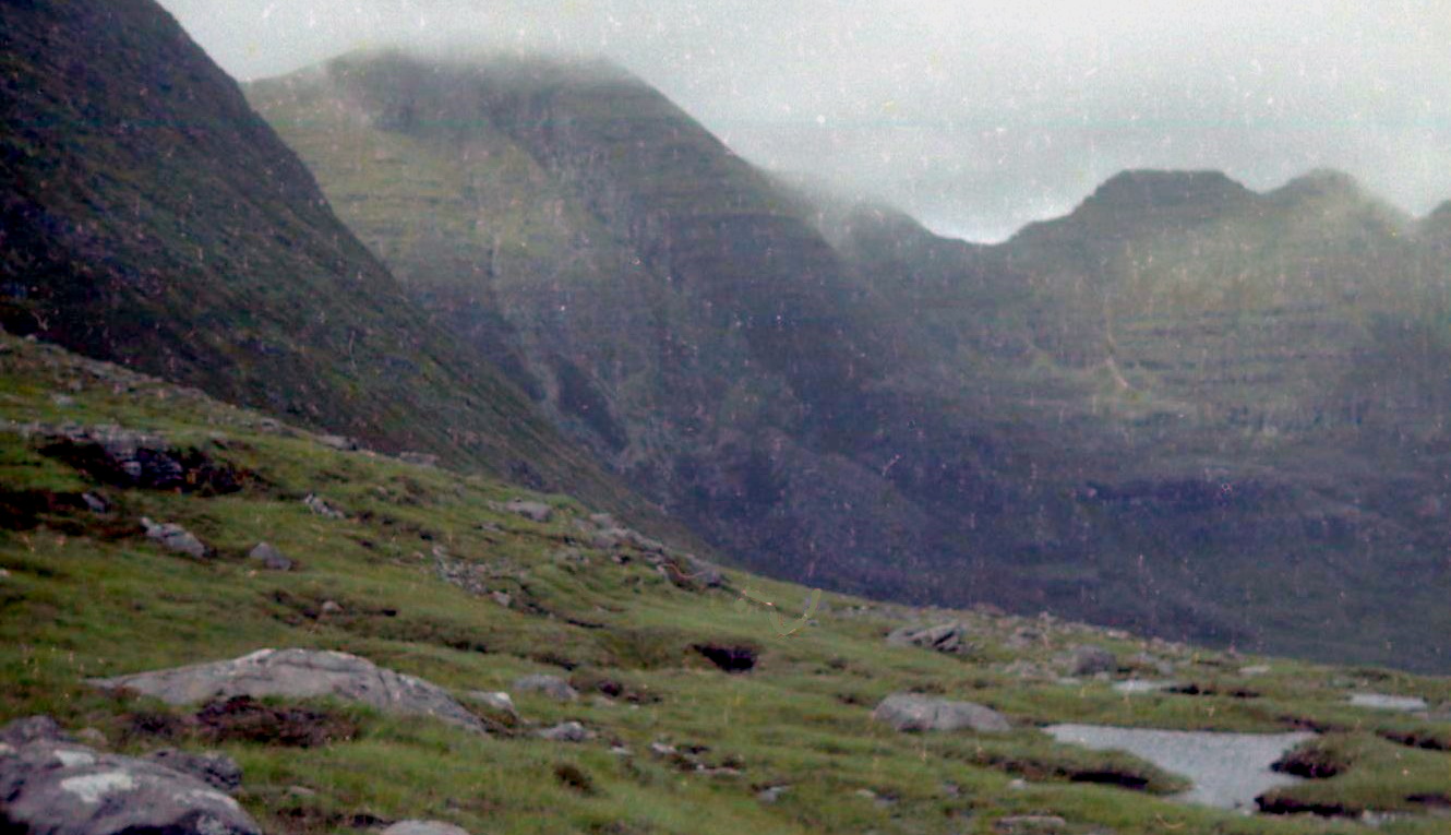 Beinn Alligin in the Torridon Region of the NW Highlands of Scotland