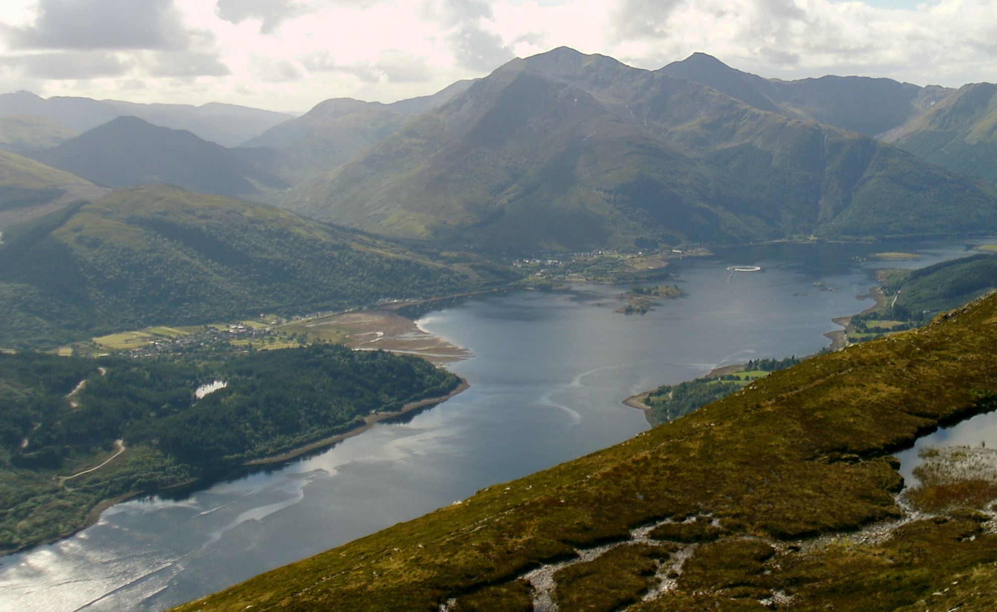 Bheinn a Bheithir above Loch Leven from Mam na Gualainn