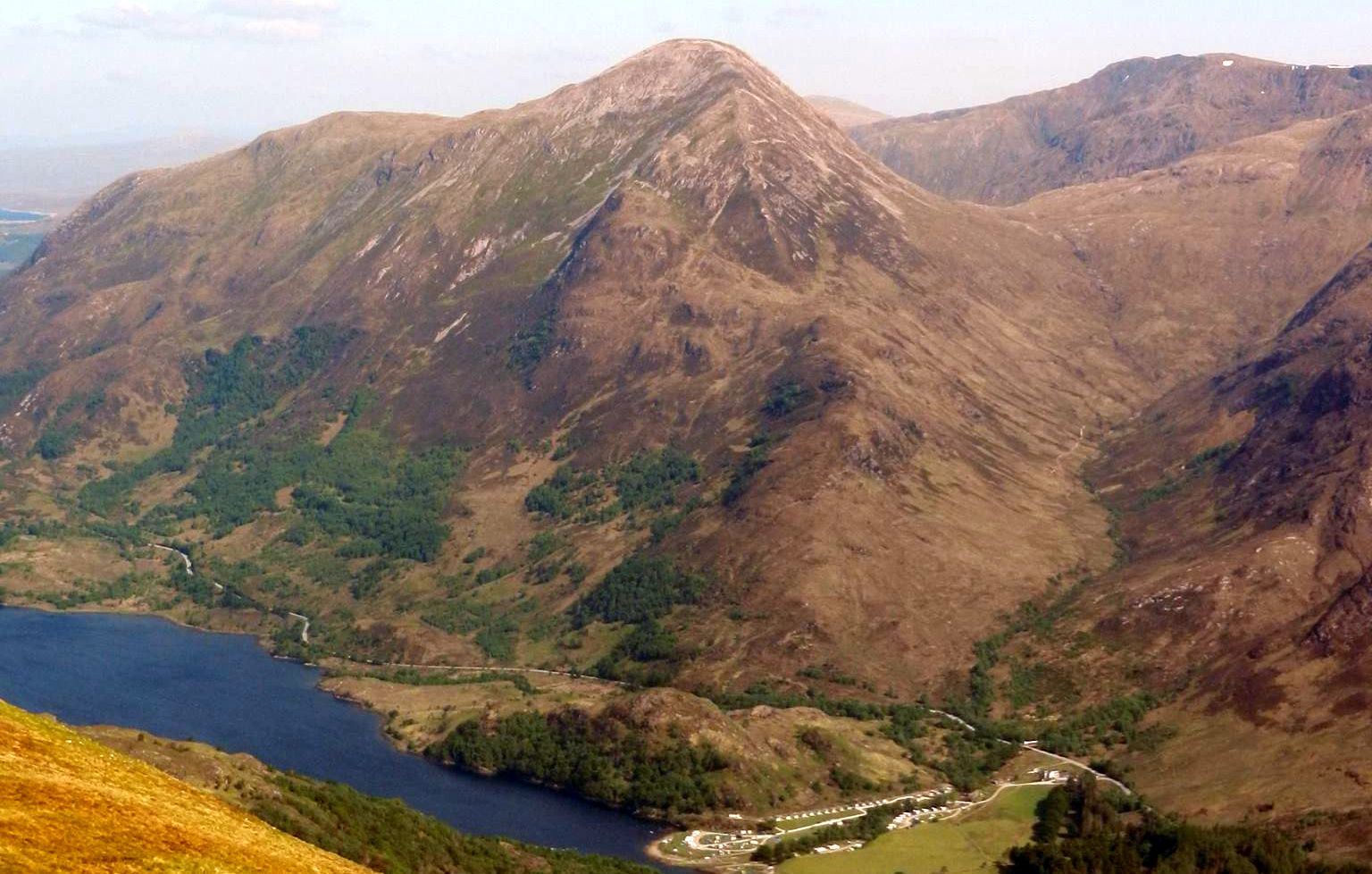 Garbh Bheinn above Loch Leven from Beinn na Caillich