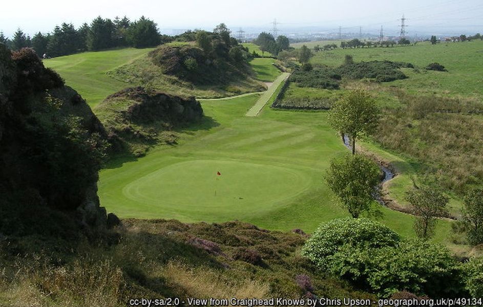 Manse Burn beneath Craighead Knowe at Windyhill Golf Course in Bearsden