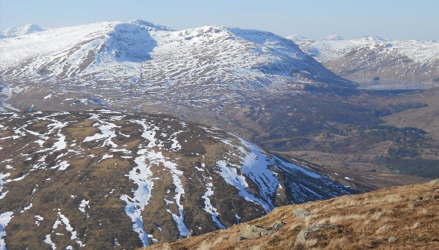 Stuchd an Lochain above Loch an Daimh from Meall nam Maigheach