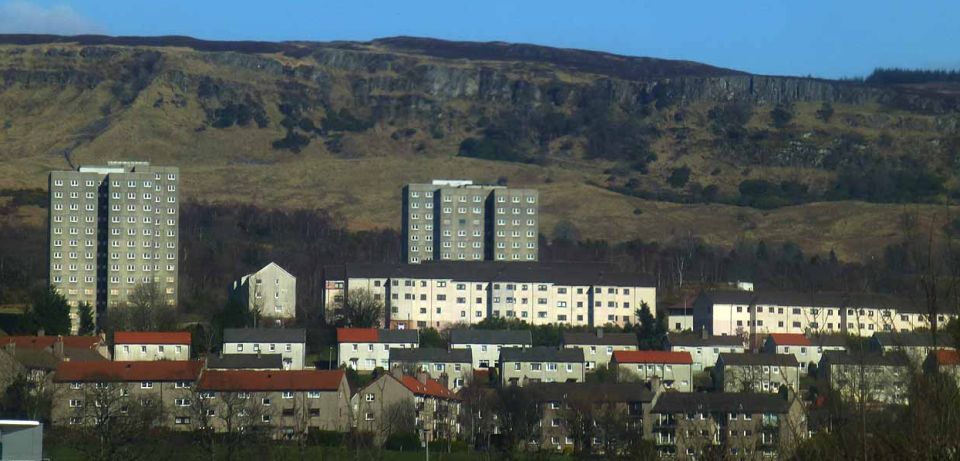 Lang Craigs in the Kilpatrick Hills