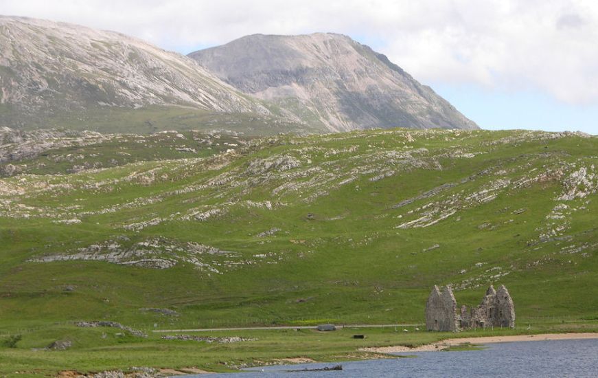 Ben More Assynt in Sutherland in NW Scotland