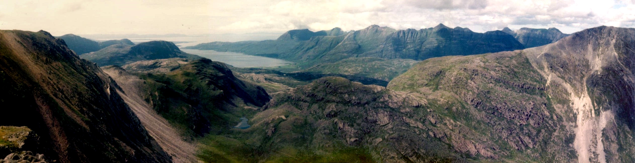 Loch Torridon and Torridon Peaks from Sgorr Ruadh in NW Scotland