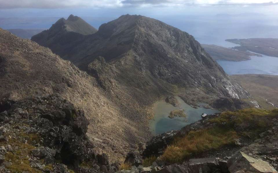 Great Stone Chute on Sgurr Alasdair