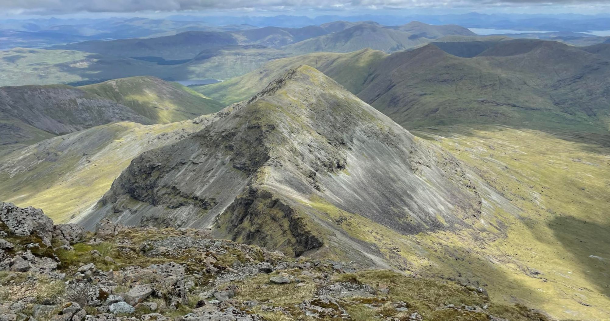 Summit Ridge on Ben More on the Island of Mull