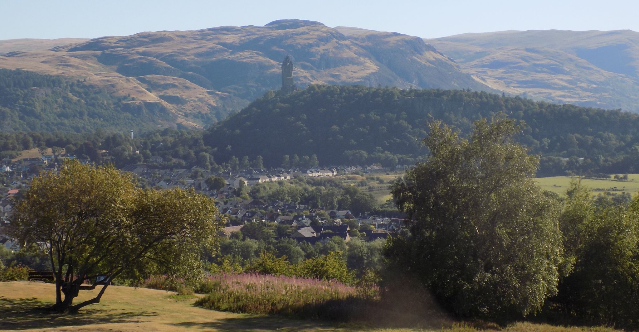 Dumyat and Wallace Monument from Gowan Hill