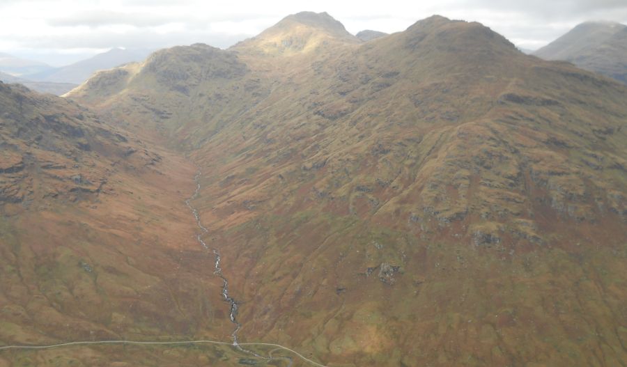 Cruach Ardrain and Beinn Tulaichean from Stob a'Choin