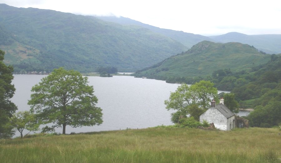 Bothy at Doune on Loch Lomond on route to Beinglas