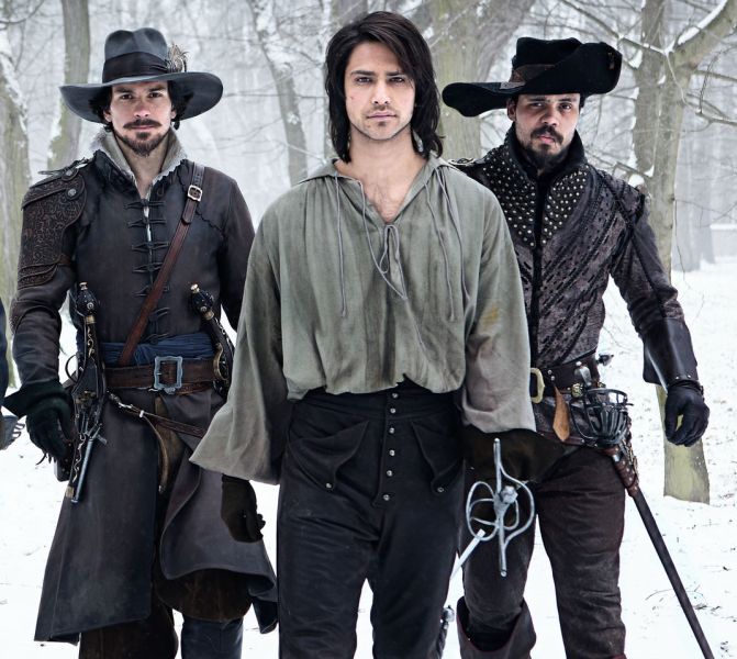 Luke Pasqualino as D'Artagnan in the Musketeers