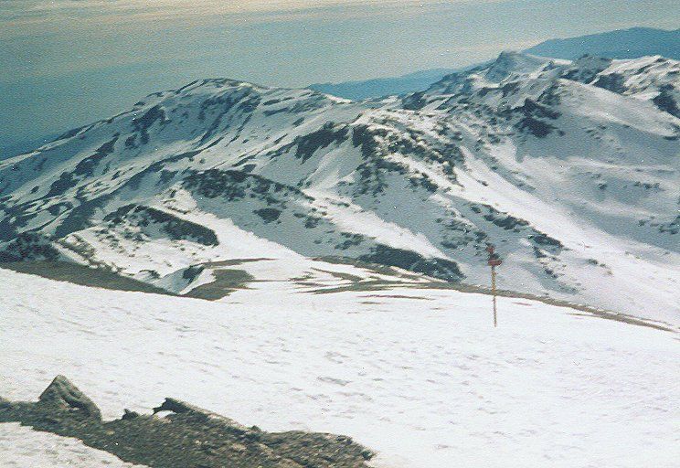 Ski Slopes at Solynieve in the Sierra Nevada in Southern Spain