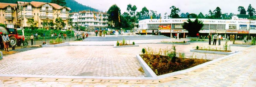 Town Centre in Nuwara Eliya in the Hill Country of Sri Lanka