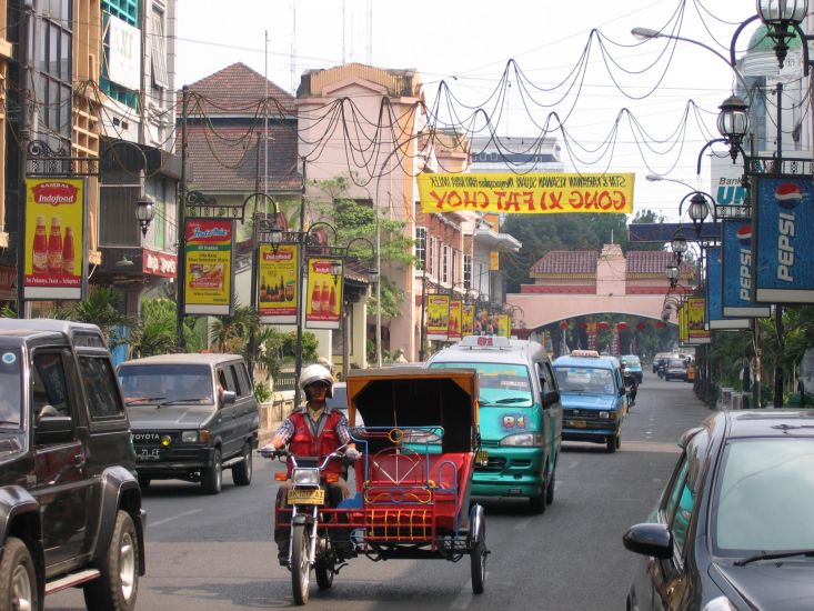 City Centre in Medan in Northern Sumatra