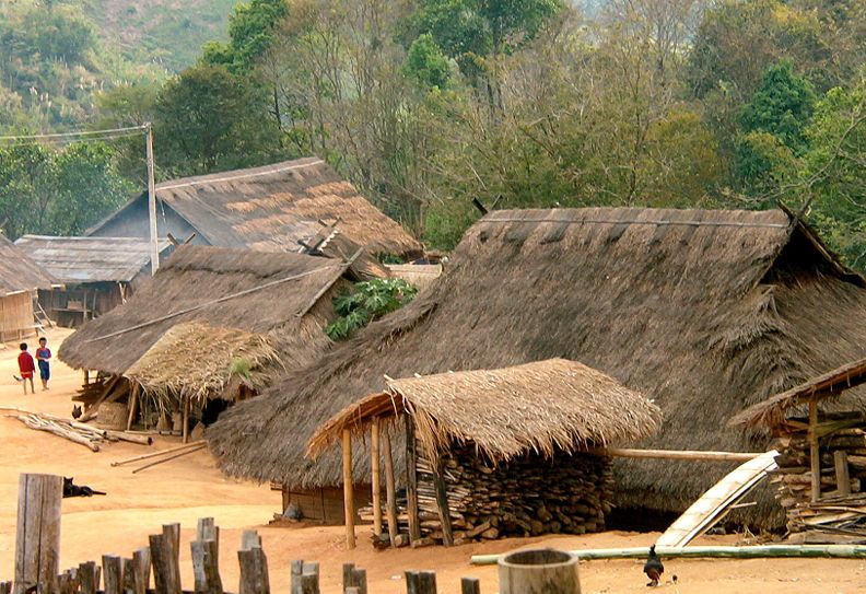 Akha Village in Northern Thailand