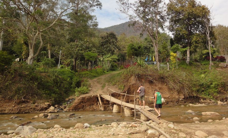 Countryside at Mae Sariang in NW Thailand