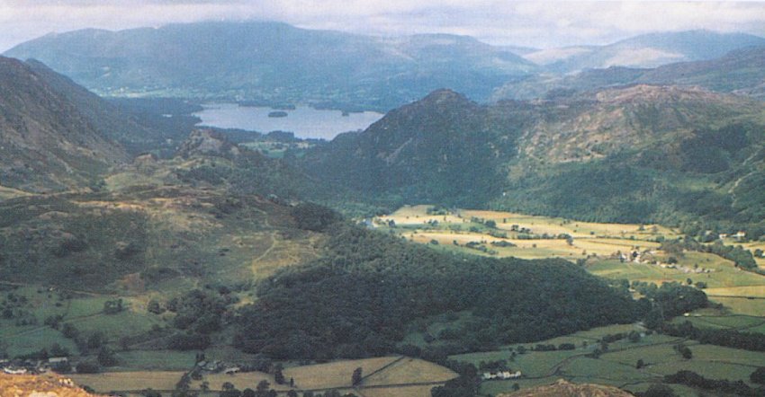 Borrowdale in The Lake District of NW England