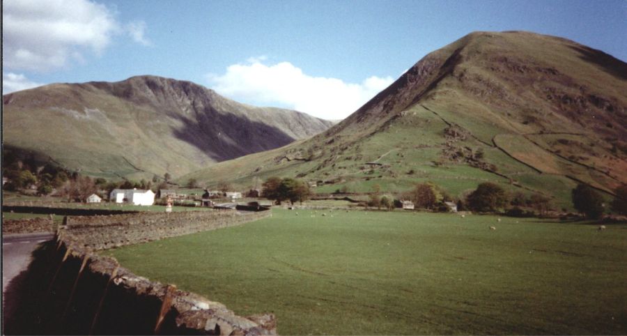 Hills of the Lake District in NW England