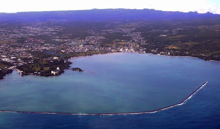 Hilo Bay on Hawaii Island