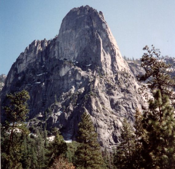 Sentinel Rock in Yosemite Valley