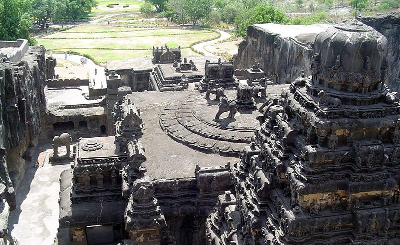 Kailasha Temple at Ellora in Maharashtra