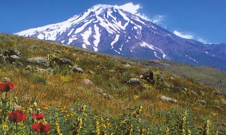 Mount Damavand - highest mountain in Iran